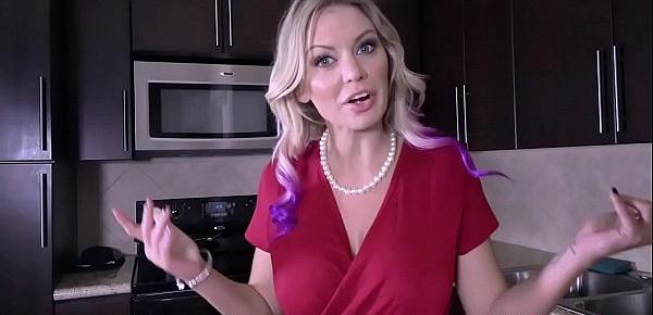  Blackmailing stepson gives a MILF stepmom a lesson
